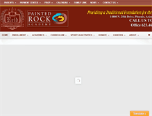 Tablet Screenshot of paintedrockacademy.com